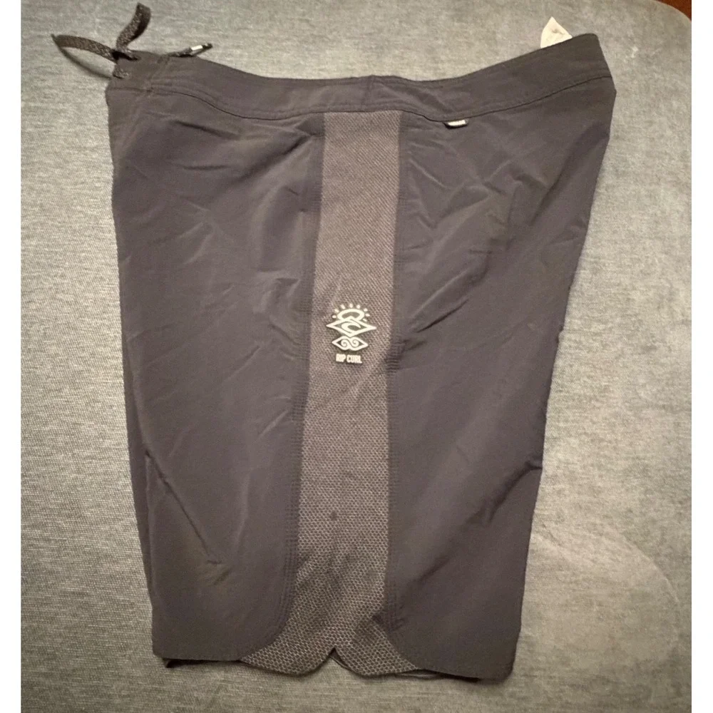 Rip Curl‎ Mirage Ultimate Stretch Boardshorts Black Cordura Mens Swim Trunks